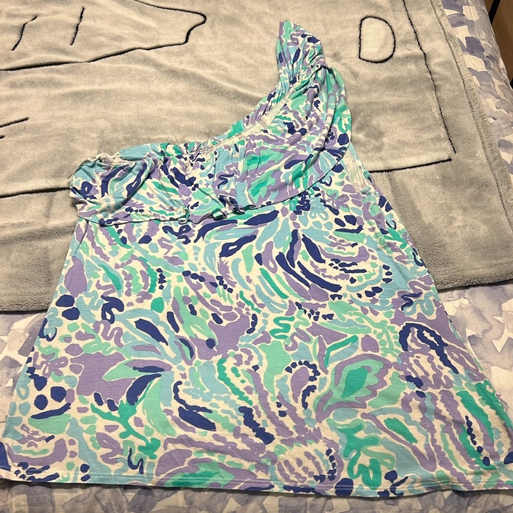 Lilly Pulitzer One Shoulder Top